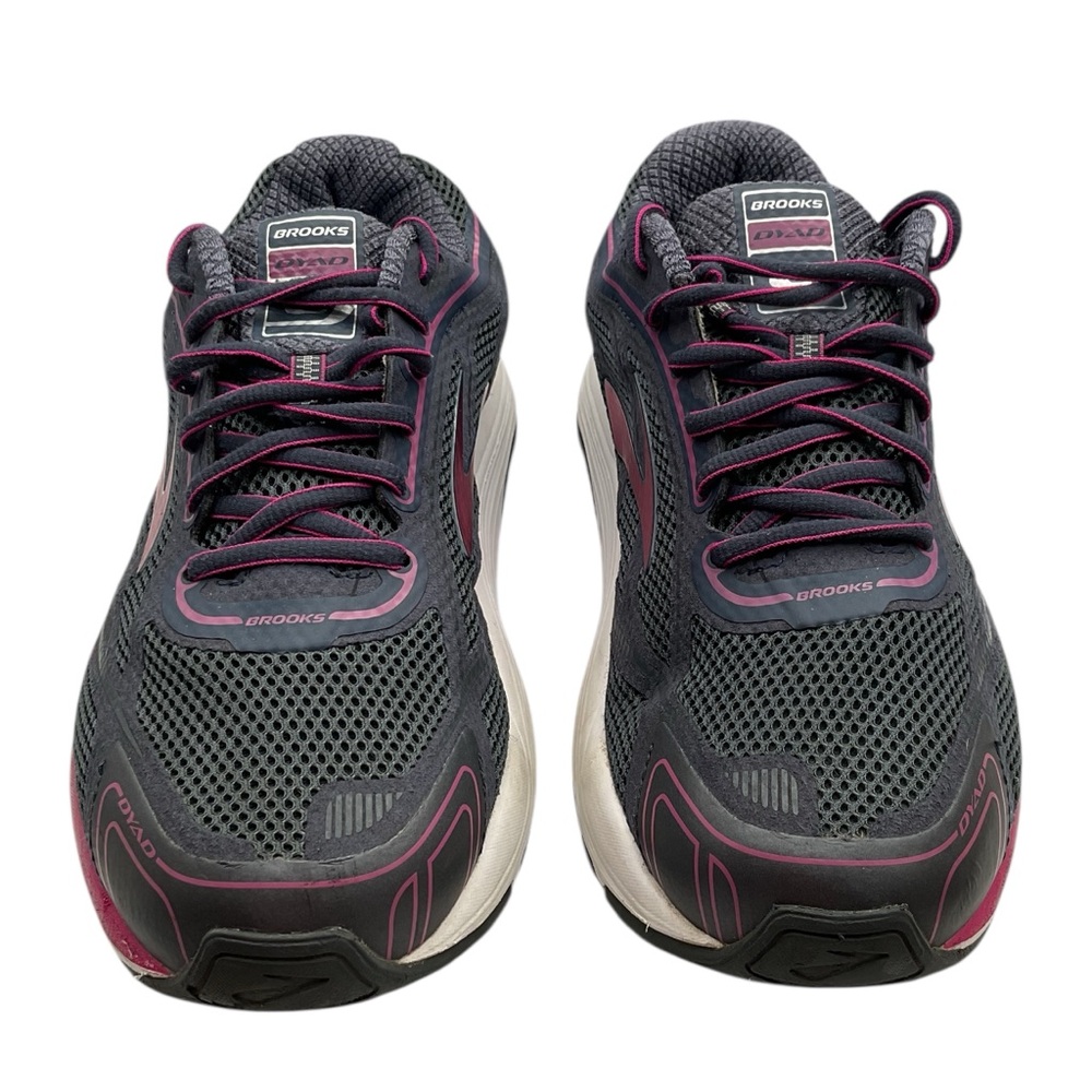 Brooks‎ Dyad-9 Gray Purple Running size 11 EE Gym Sneakers 1202231B442